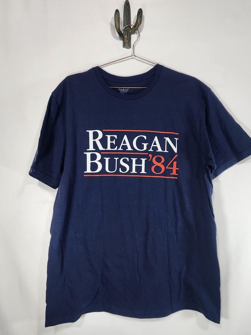 Source Unknown Navy Reagan Bush '84 Graphic Tee